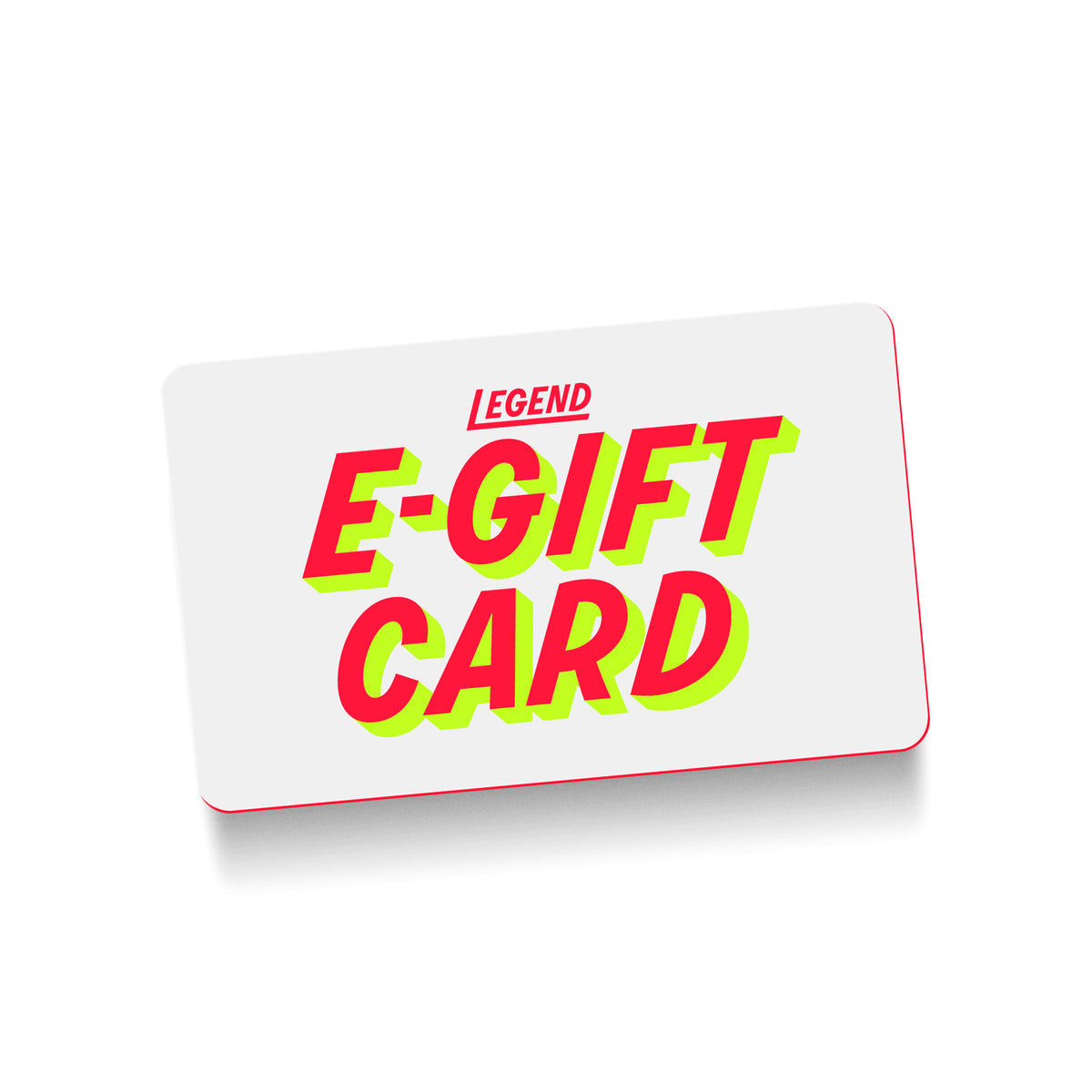 E Gift Card Legend